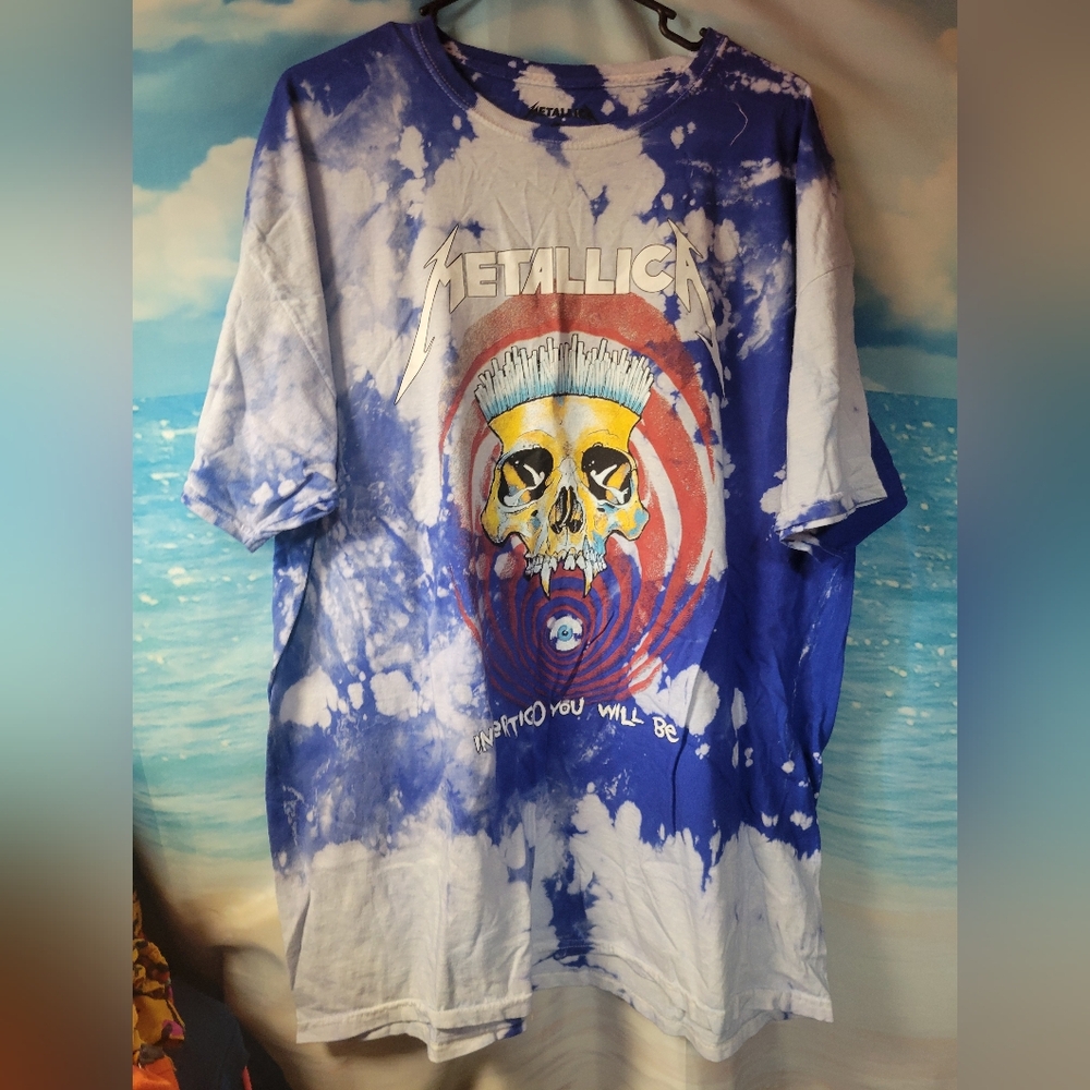 Metallica NWOT Tie-Dye Graphic T-Shirt SIZE XL